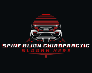 Sports Car Racing logo design