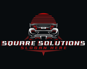 Sports Car Racing logo design