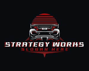 Sports Car Racing logo design