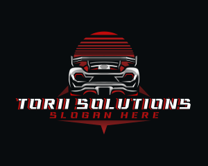 Sports Car Racing logo design