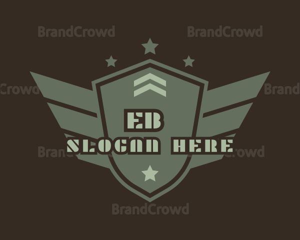Army Shield Star Logo