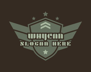 Army Shield Star Logo