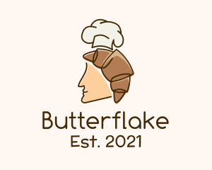 Croissant - Croissant Man Chef logo design