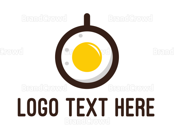 Coffee & Egg Breakfast Logo