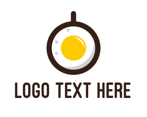 Cholesterol - Coffee & Egg Breakfast logo design