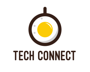 Coffee & Egg Breakfast Logo