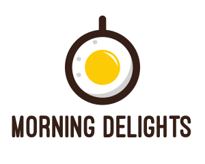 Coffee & Egg Breakfast logo design