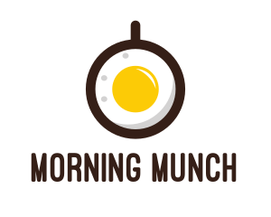 Brunch - Coffee & Egg Breakfast logo design