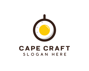 Coffee & Egg Breakfast logo design