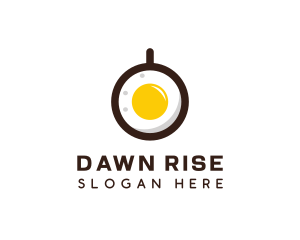 Coffee & Egg Breakfast logo design