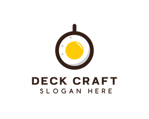 Coffee & Egg Breakfast logo design