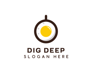 Coffee & Egg Breakfast logo design