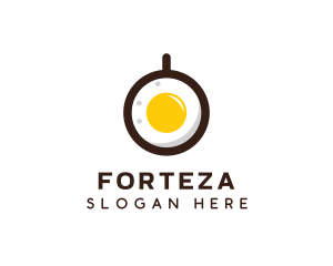 Coffee & Egg Breakfast logo design