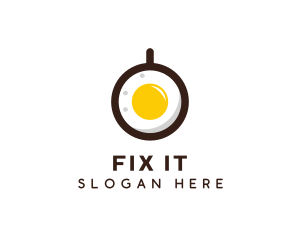 Coffee & Egg Breakfast logo design