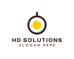 Coffee & Egg Breakfast logo design