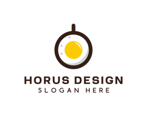 Coffee & Egg Breakfast logo design