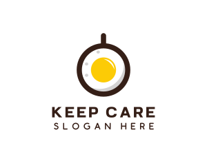 Coffee & Egg Breakfast logo design