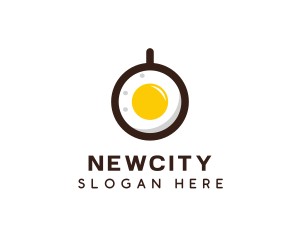 Coffee & Egg Breakfast logo design