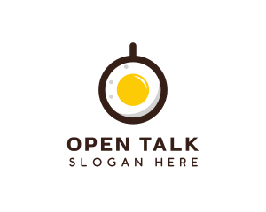 Coffee & Egg Breakfast logo design