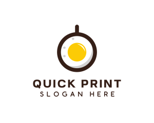 Coffee & Egg Breakfast logo design