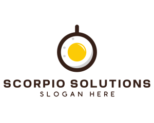 Coffee & Egg Breakfast logo design