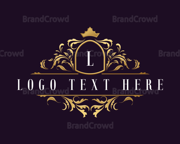 Luxury Crown Shield Logo