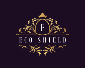 Luxury Crown Shield logo design