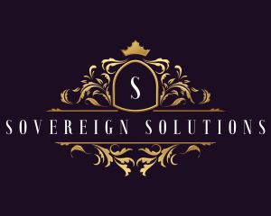 Sovereign - Luxury Crown Shield logo design