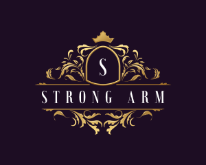 Luxury Crown Shield logo design