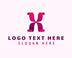 Modern Startup Letter X Logo