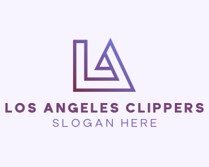 Studio - Modern Letter LA Monogram logo design