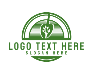 Shovel - Garden Tree Planting logo design