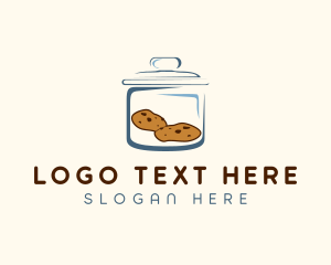 Heart Shape - Sweet Cookie Jar logo design