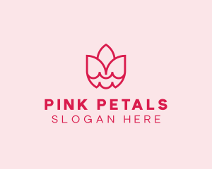 Pink Lotus Garden logo design