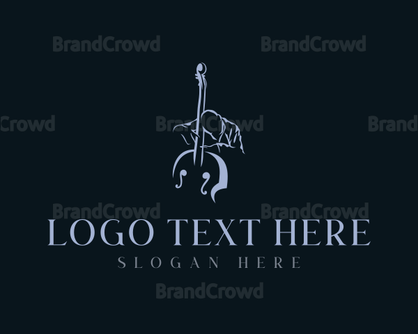 Bass Musical Instrument Logo