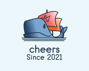 Seafarer - Whale Cruise Ship logo design