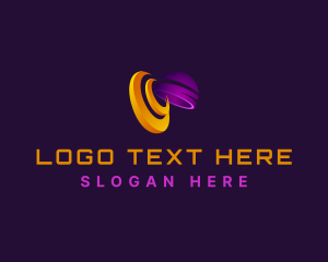 Planet - Crescent Global Technology logo design