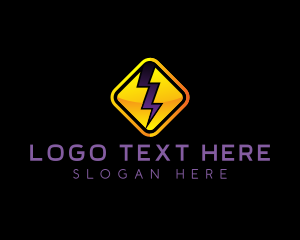 Charge - Electricity Lightning Energy logo design