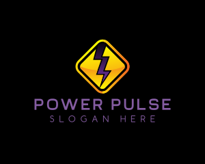 Wattage - Electricity Lightning Energy logo design