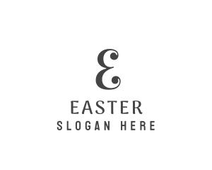 Initial - Elegant Simple Boutique logo design