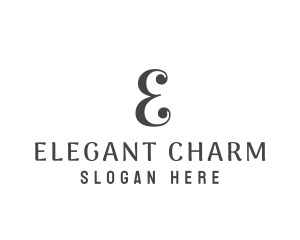 Elegant Simple Boutique logo design