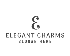 Elegant Simple Boutique logo design