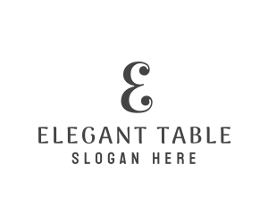 Elegant Simple Boutique logo design