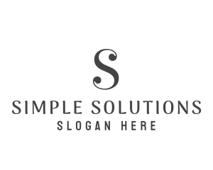 Elegant Simple Boutique logo design