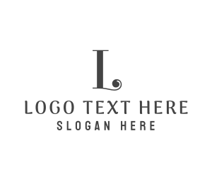 Dark - Elegant Simple Boutique logo design