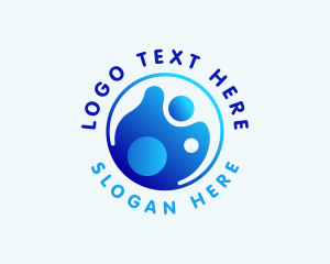 Sanitizer - Clean Hygiene Custodian logo design