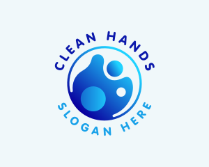 Sanitizers - Clean Hygiene Custodian logo design
