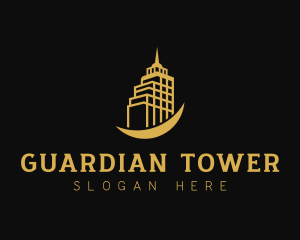 Real Estate Property Tower logo design