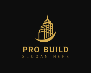 Real Estate Property Tower logo design