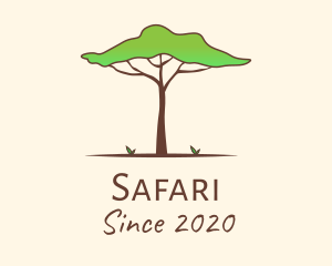 African Safari Tree logo design